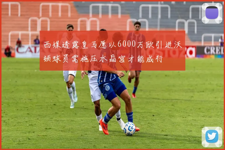 西媒透露皇马愿以6000万欧引进沃顿球员需施压水晶宫才能成行